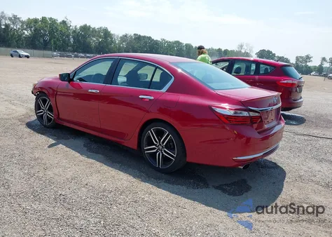 2017 Honda Accord Sport Se z USA, uszkodzony, nr VIN 1HGCR2F1XHA085354